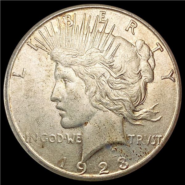 1923-S Silver Peace Dollar CLOSELY UNCIRCULATED