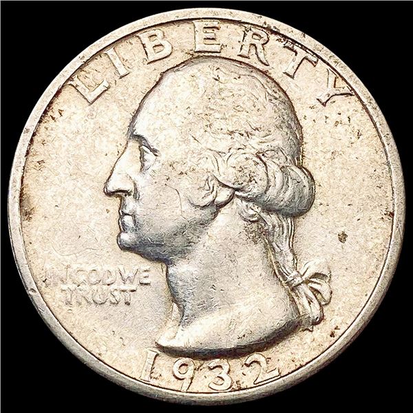 1932-D Washington Silver Quarter NEARLY UNCIRCULAT