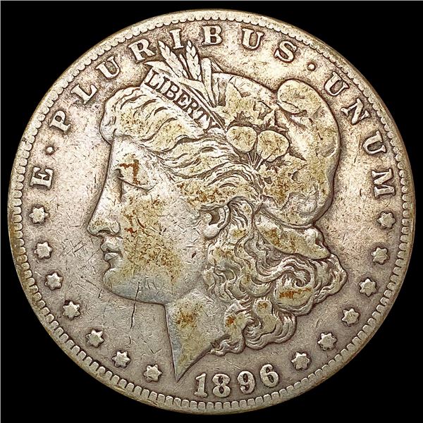 1896-S Morgan Silver Dollar ABOUT UNCIRCULATED
