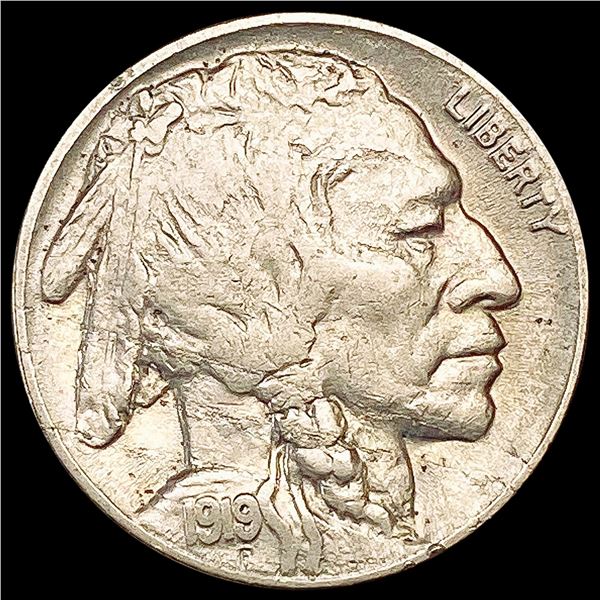 1919-D Buffalo Nickel LIGHTLY CIRCULATED