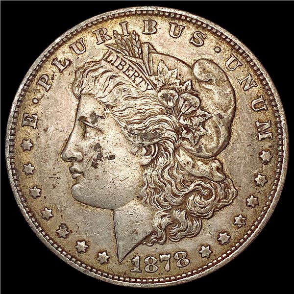 1878 8TF Morgan Silver Dollar NEARLY UNCIRCULATED