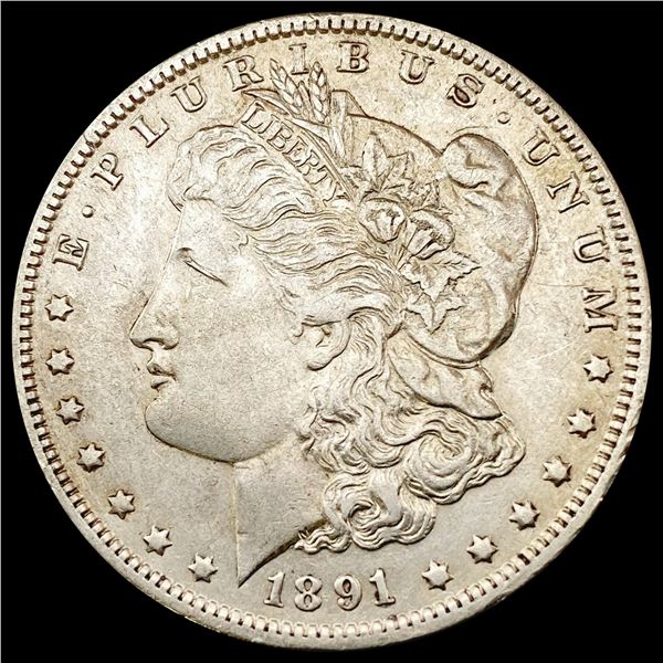 1891-O Morgan Silver Dollar NEARLY UNCIRCULATED