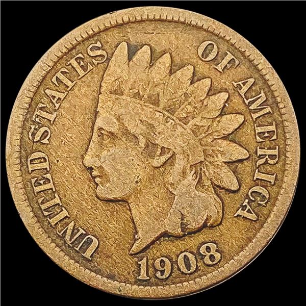 1908-S Indian Head Cent NICELY CIRCULATED