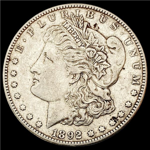 1892-O Morgan Silver Dollar NEARLY UNCIRCULATED