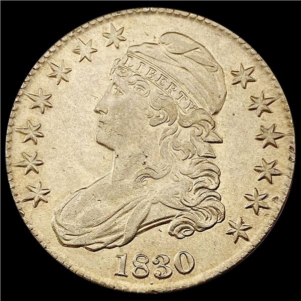 1830 Capped Bust Half Dollar CLOSELY UNCIRCULATED