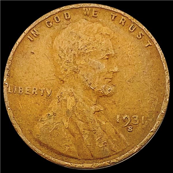 1931-S Wheat Cent HIGH GRADE