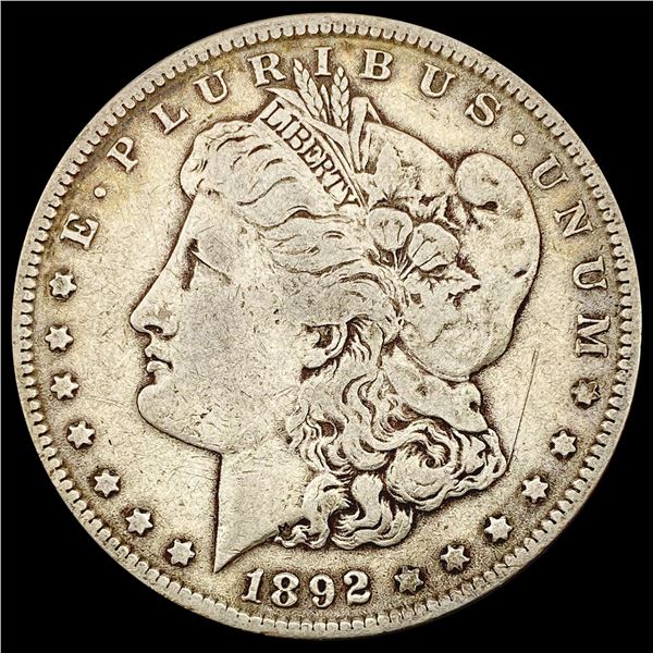 1892-S Morgan Silver Dollar LIGHTLY CIRCULATED