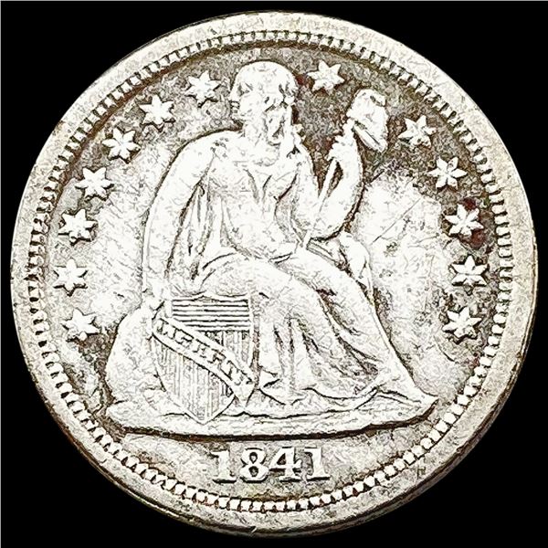 1841 Seated Liberty Dime ABOUT UNCIRCULATED