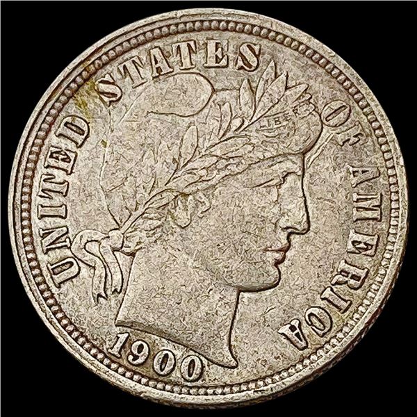1900-O Barber Dime ABOUT UNCIRCULATED