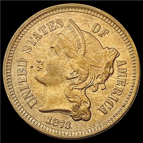 1873 Nickel Three Cent CLOSELY UNCIRCULATED