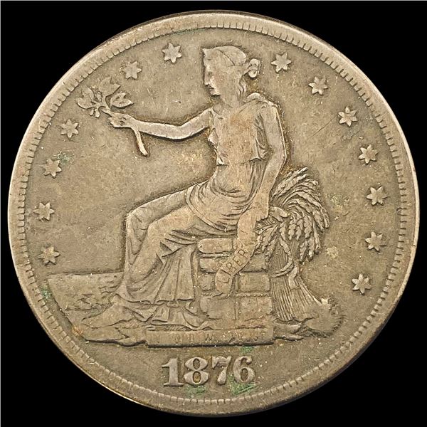 1876-S Silver Trade Dollar LIGHTLY CIRCULATED
