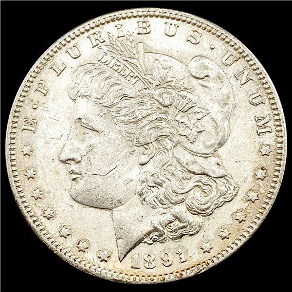 1891-S Morgan Silver Dollar CLOSELY UNCIRCULATED