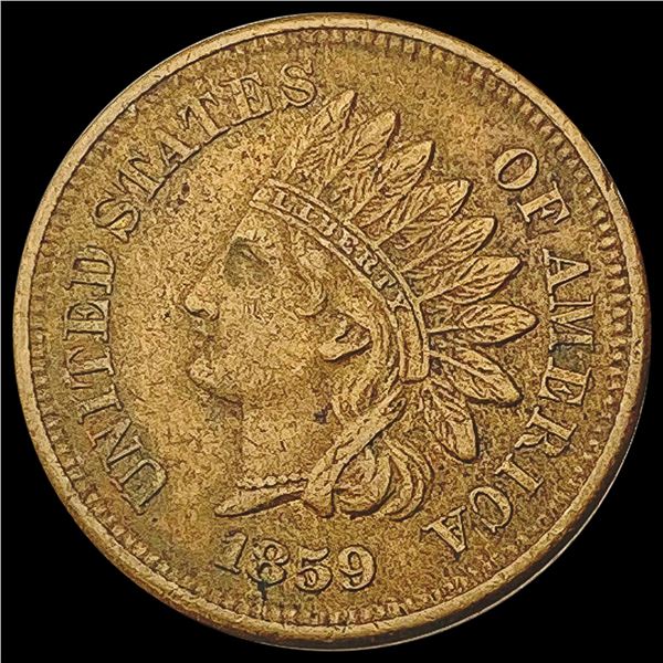 1859 Indian Head Cent ABOUT UNCIRCULATED