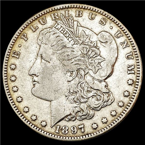 1897-O Morgan Silver Dollar NEARLY UNCIRCULATED