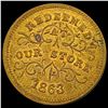 Image 1 : 1863 Robinson & Balloon Coin UNCIRCULATED