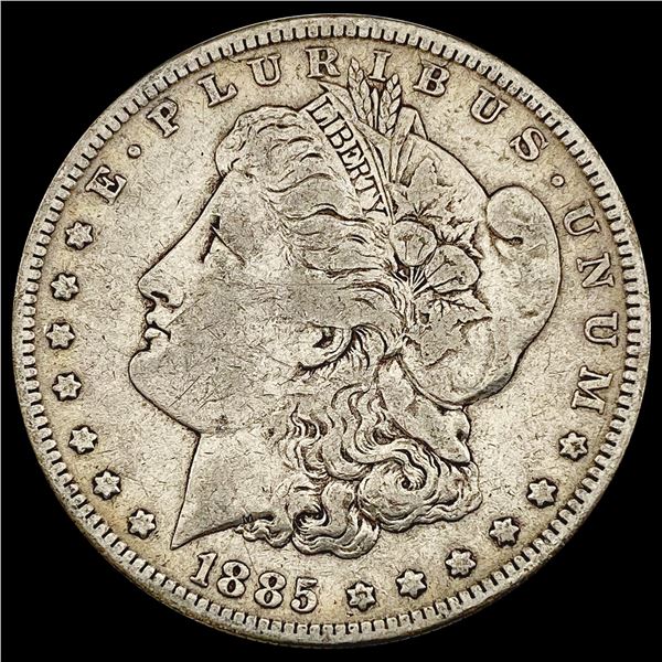 1885-S Morgan Silver Dollar ABOUT UNCIRCULATED