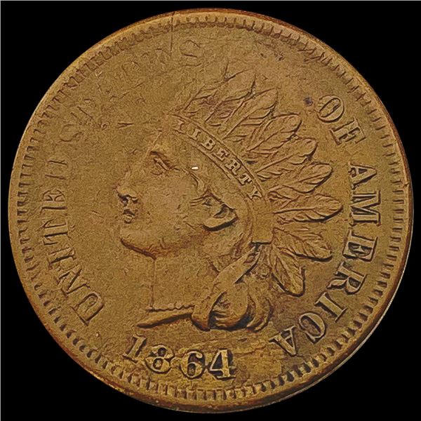 1864 Indian Head Cent NEARLY UNCIRCULATED