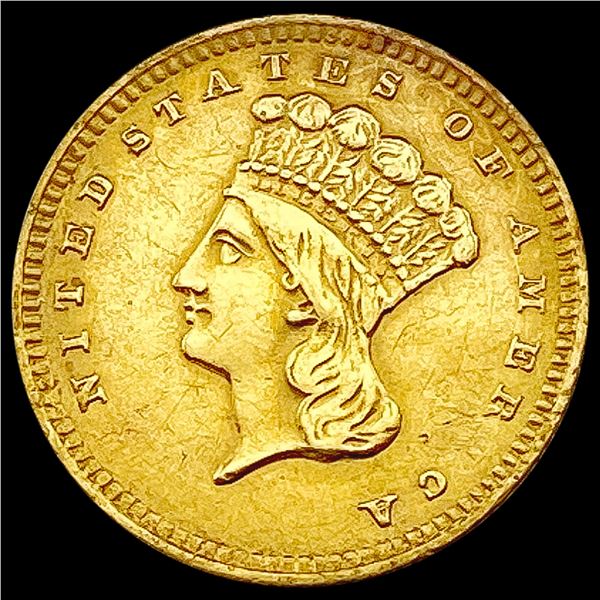 1856 Rare Gold Dollar NEARLY UNCIRCULATED