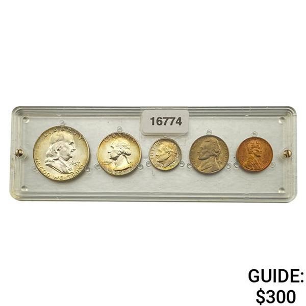 1957 U.S. Mint Set [1C-50C]