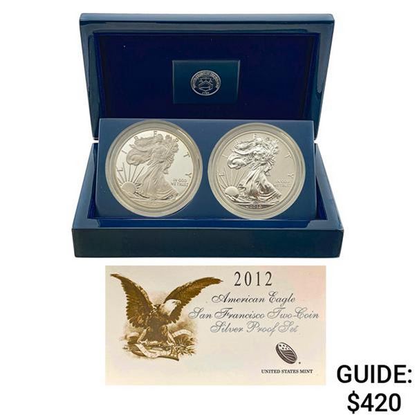 2012-S Two-Coin American Eagle Silver Proof Set