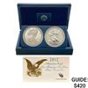 Image 1 : 2012-S Two-Coin American Eagle Silver Proof Set