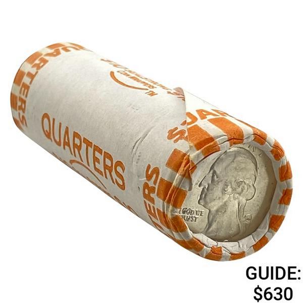 [40]1963 Washington Silver Quarter UNC Bank Roll