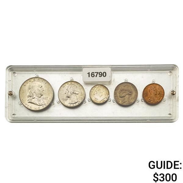 1957 U.S. Proof Set [1C-50C]