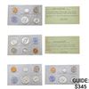 Image 1 : 1957-1958 US Proof Sets Lot [20 Coins]