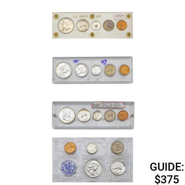 1956-1964 US Proof Set Lot [20 Coins]