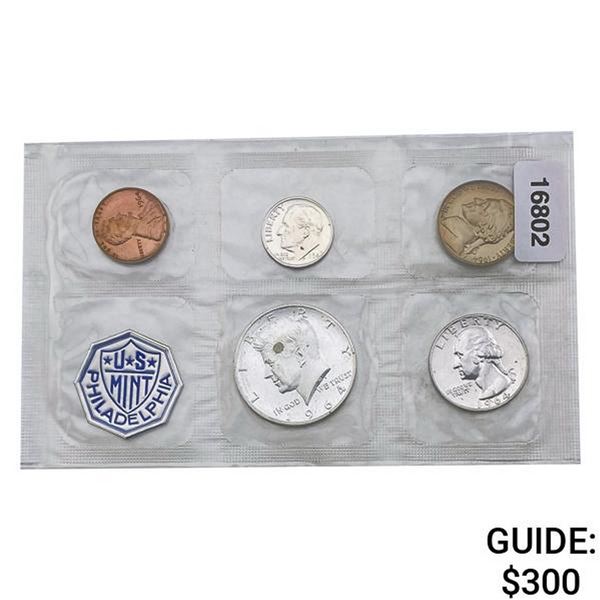 1964 Accented Hair US Proof Set [5 Coins]