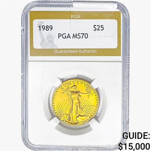 1989 1/2oz. $25 AGE PGA MS70