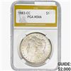 Image 1 : 1883-CC Morgan Silver Dollar PGA MS66