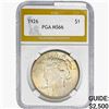 Image 1 : 1926 Silver Peace Dollar PGA MS66