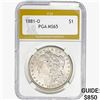 Image 1 : 1881-O Morgan Silver Dollar PGA MS65