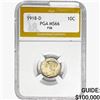 Image 1 : 1918-D Mercury Silver Dime PGA MS66 FSB