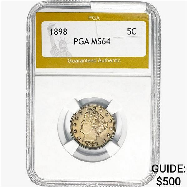 1898 Liberty Victory Nickel PGA MS64
