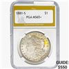 Image 1 : 1881-S Morgan Silver Dollar PGA MS65+