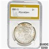 Image 1 : 1881-S Morgan Silver Dollar PGA MS64+