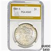 Image 1 : 1881-S Morgan Silver Dollar PGA MS65