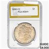 Image 1 : 1890-CC Morgan Silver Dollar PGA MS64+