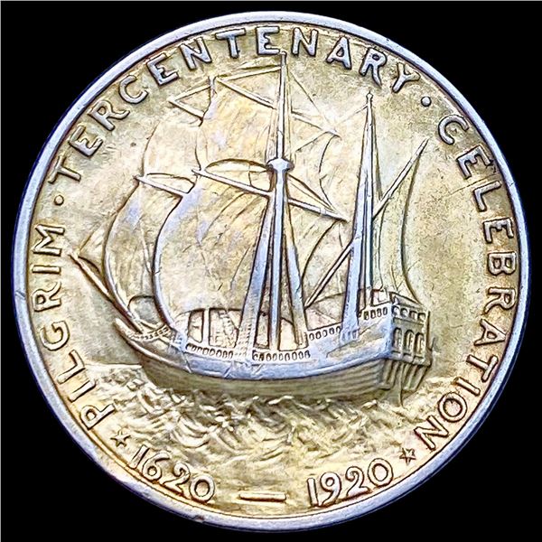1920 Pilgrim Half Dollar CLOSELY UNCIRCULATED