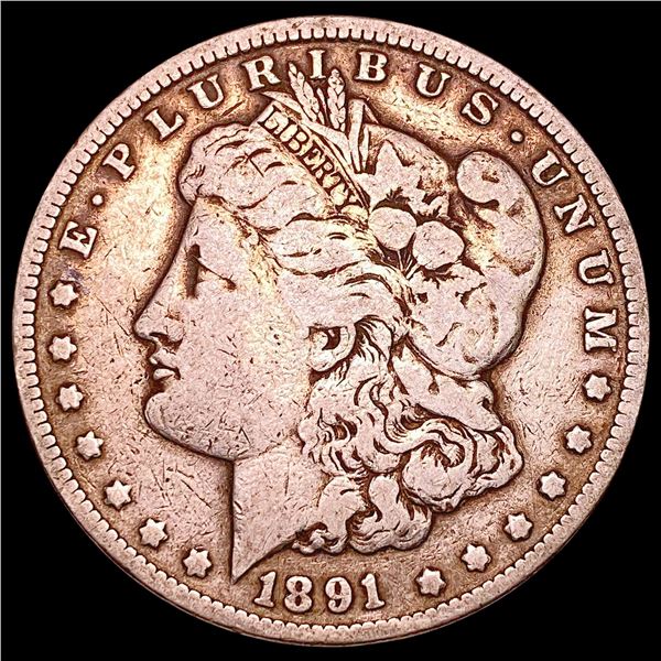 1891-CC Morgan Silver Dollar NICELY CIRCULATED