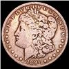 Image 1 : 1891-CC Morgan Silver Dollar NICELY CIRCULATED