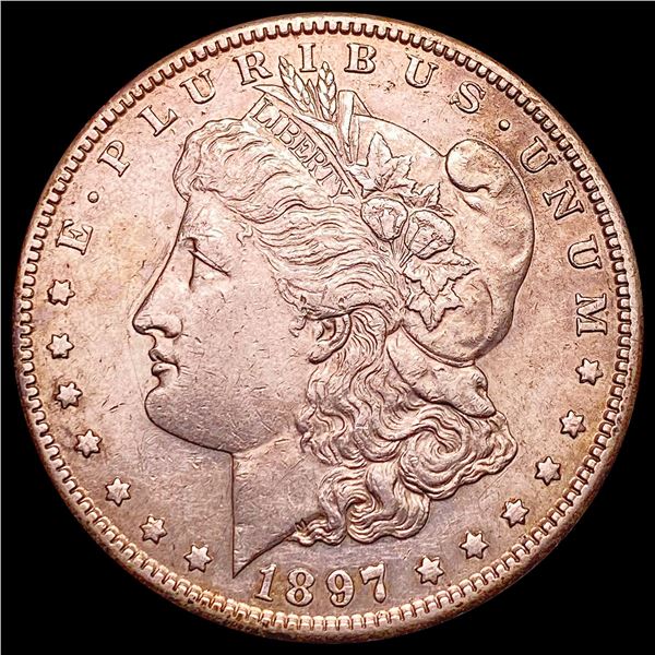 1897-S Morgan Silver Dollar CLOSELY UNCIRCULATED