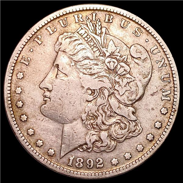 1892-S Morgan Silver Dollar LIGHTLY CIRCULATED