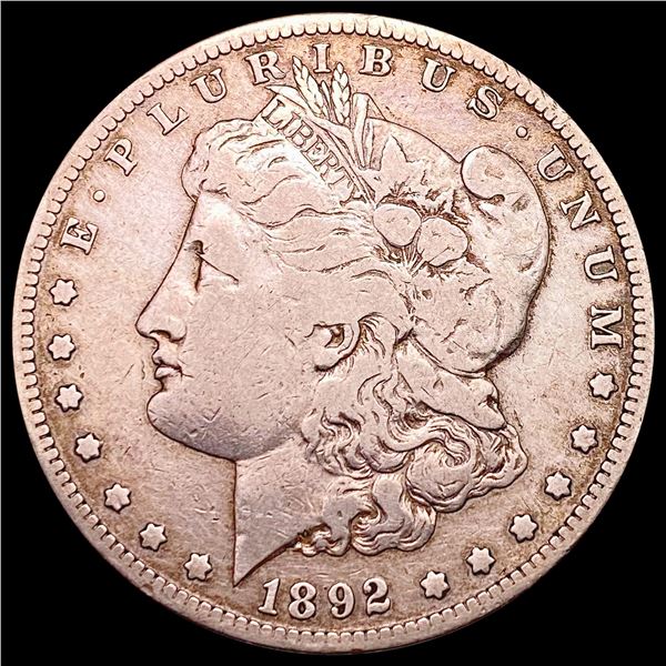 1892-S Morgan Silver Dollar NICELY CIRCULATED