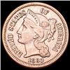 Image 1 : 1882 Nickel Three Cent ABOUT UNCIRCULATED