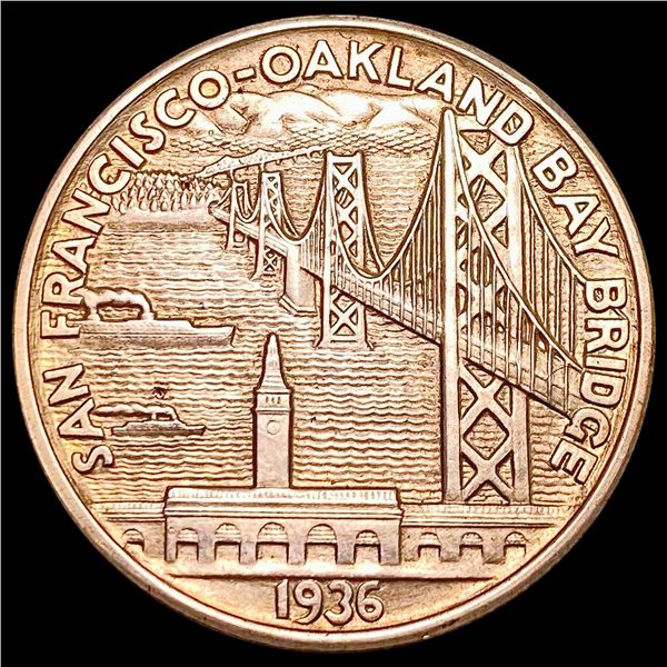 1936-S Bay Bridge Half Dollar CLOSELY UNCIRCULATED