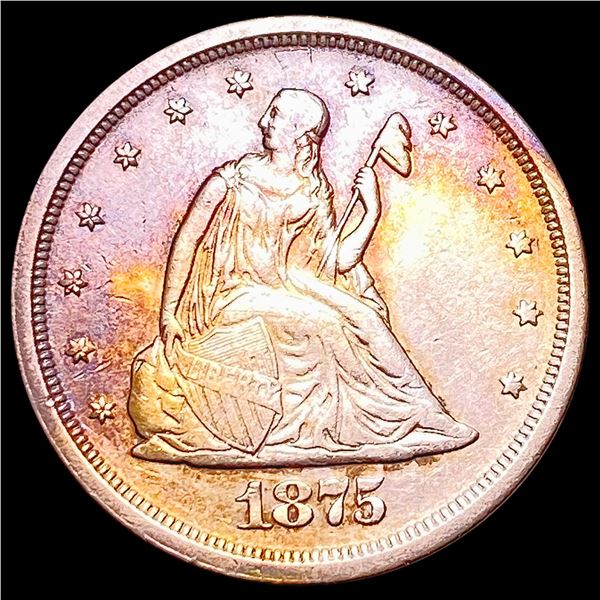 1875-S Twenty Cent Piece ABOUT UNCIRCULATED