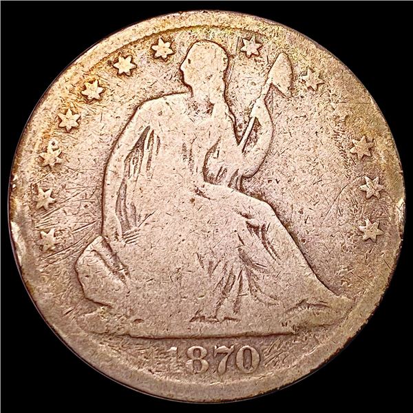 1872-S Seated Liberty Half Dollar NICELY CIRCULATED
